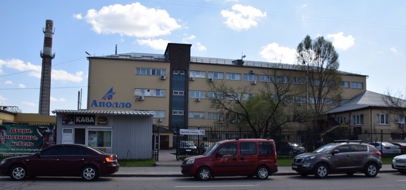 Офісна будівля Аполло з боку вул. Здолбунівська (картинка)